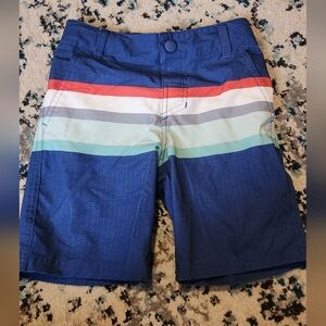 Art Class Blue and White Swim Trunks